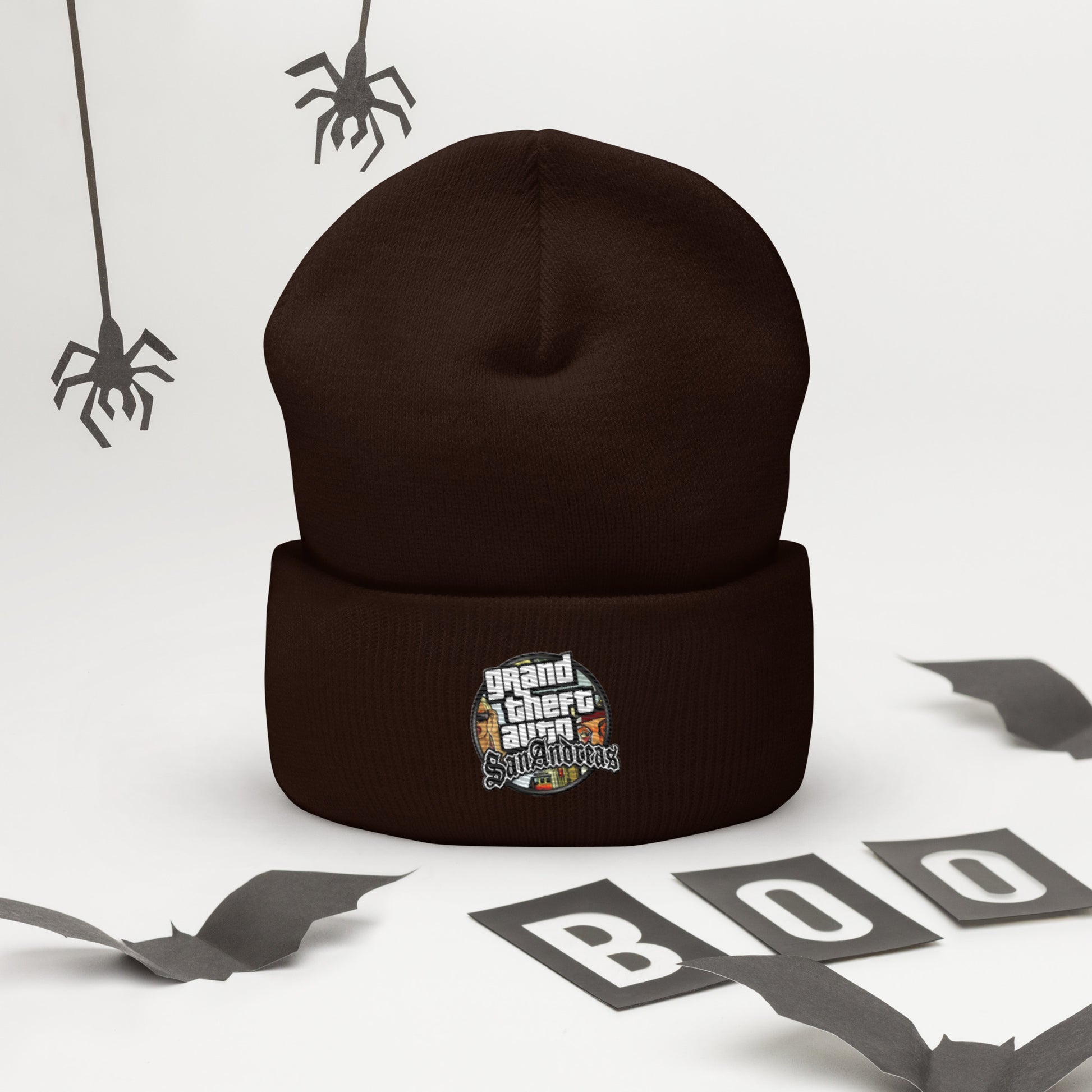 Bonnet a revers GTA San Andreas marron - Vetshopidee
