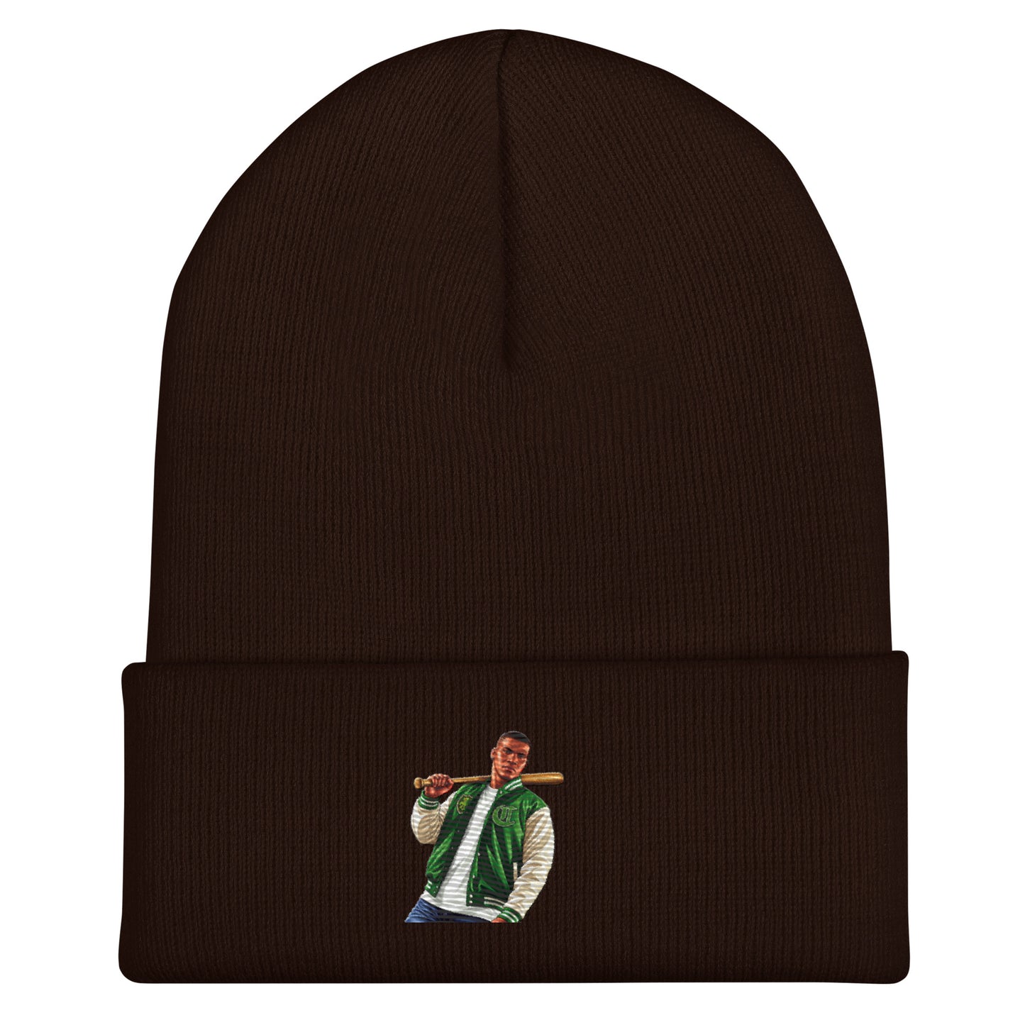 Bonnet a revers FRANKLIN GTA V marron vue 2 - Vetshopidee