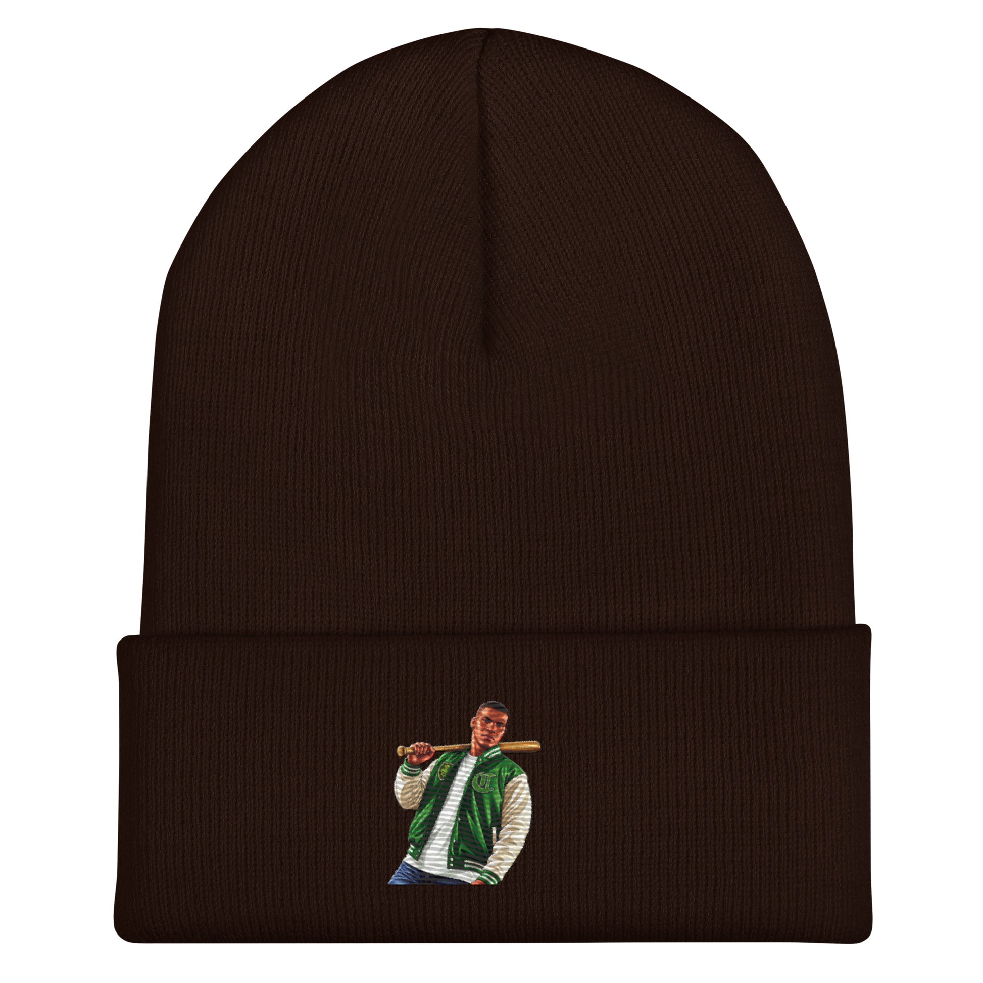Bonnet a revers FRANKLIN GTA V marron vue 2 - Vetshopidee