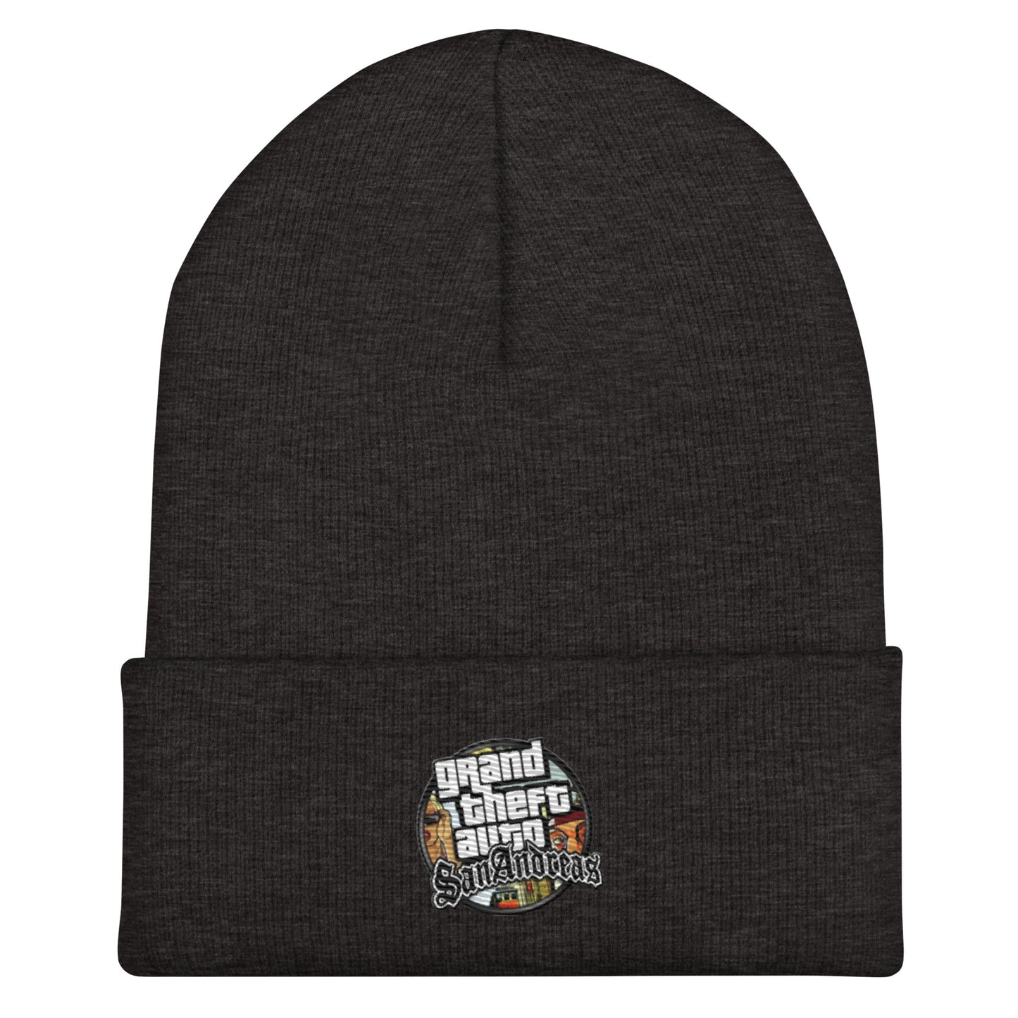 Bonnet a revers GTA San Andreas gris fonce vue 3 - Vetshopidee