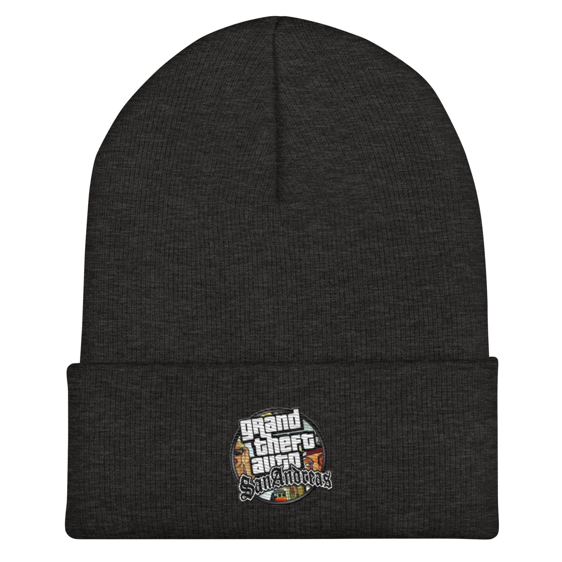 Bonnet a revers GTA San Andreas gris fonce vue 3 - Vetshopidee