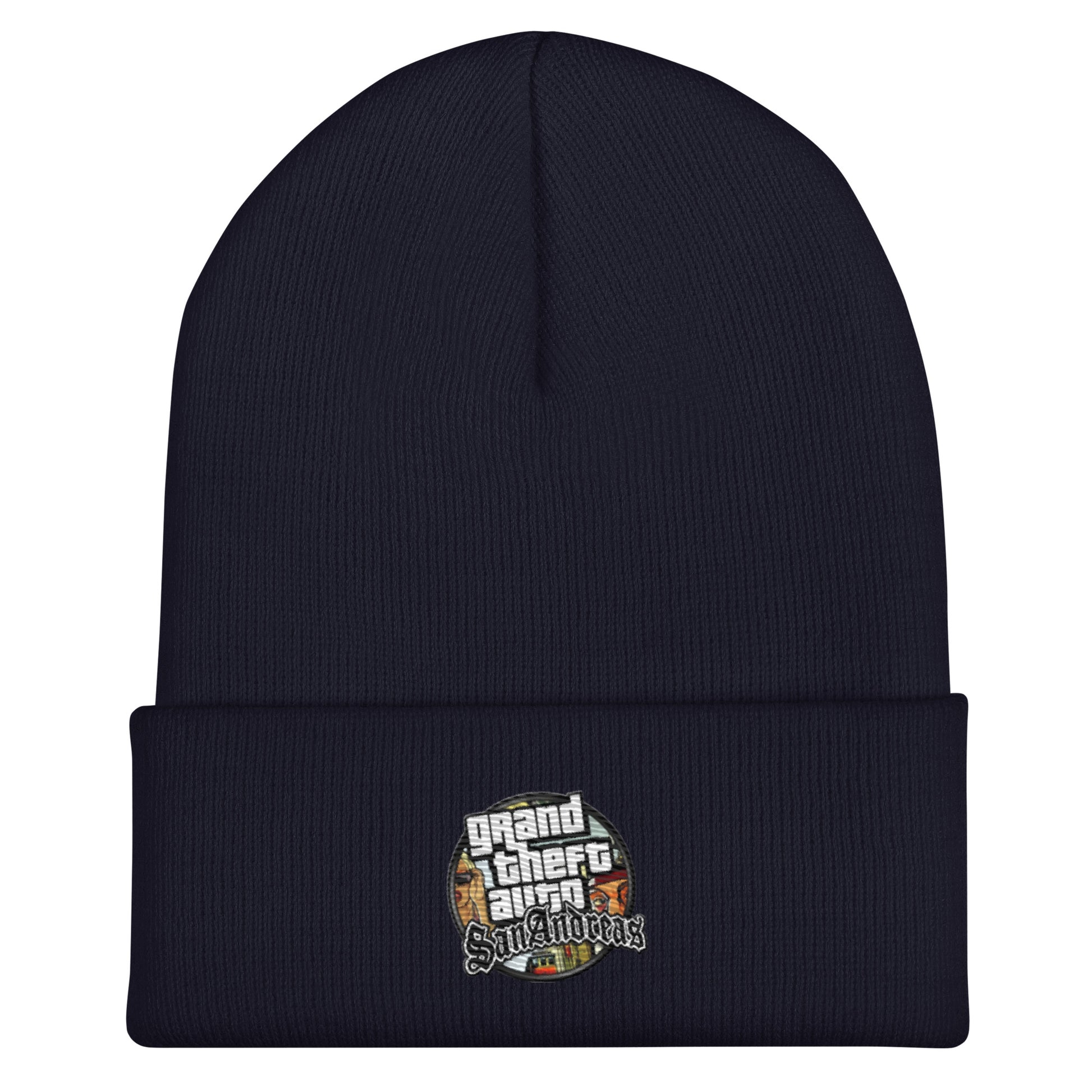 Bonnet a revers GTA San Andreas bleu marine vue 3 - Vetshopidee