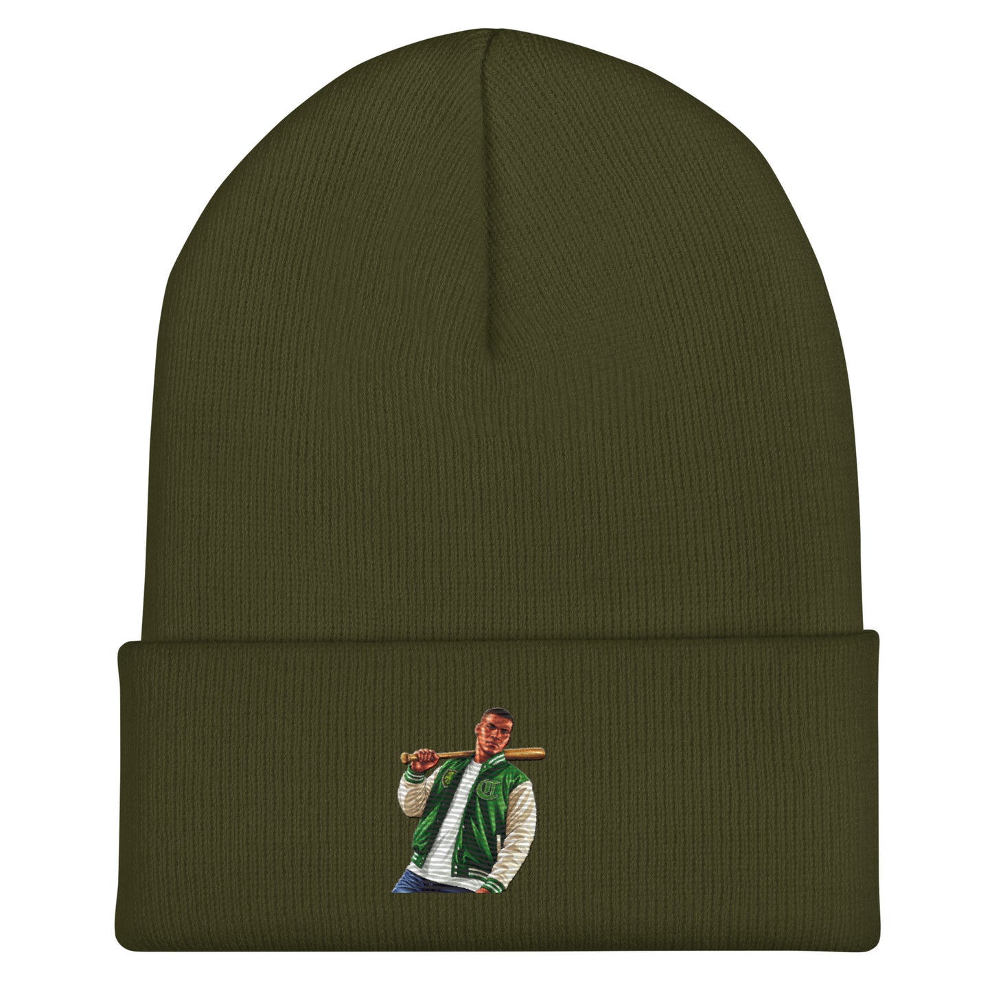 Bonnet a revers FRANKLIN GTA V olive vue 2 - Vetshopidee