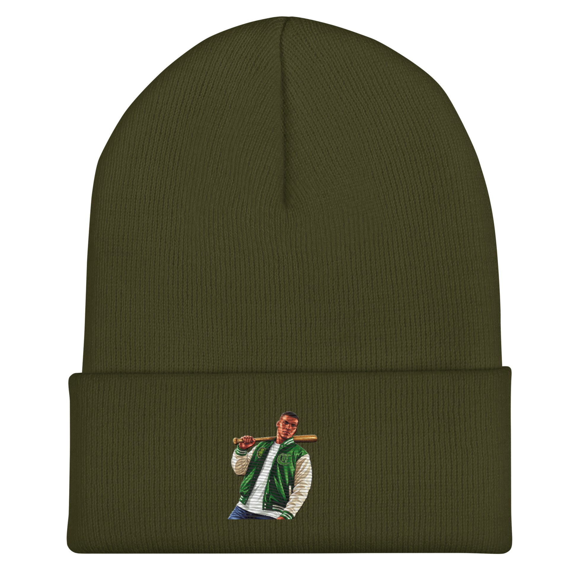 Bonnet a revers FRANKLIN GTA V olive vue 2 - Vetshopidee