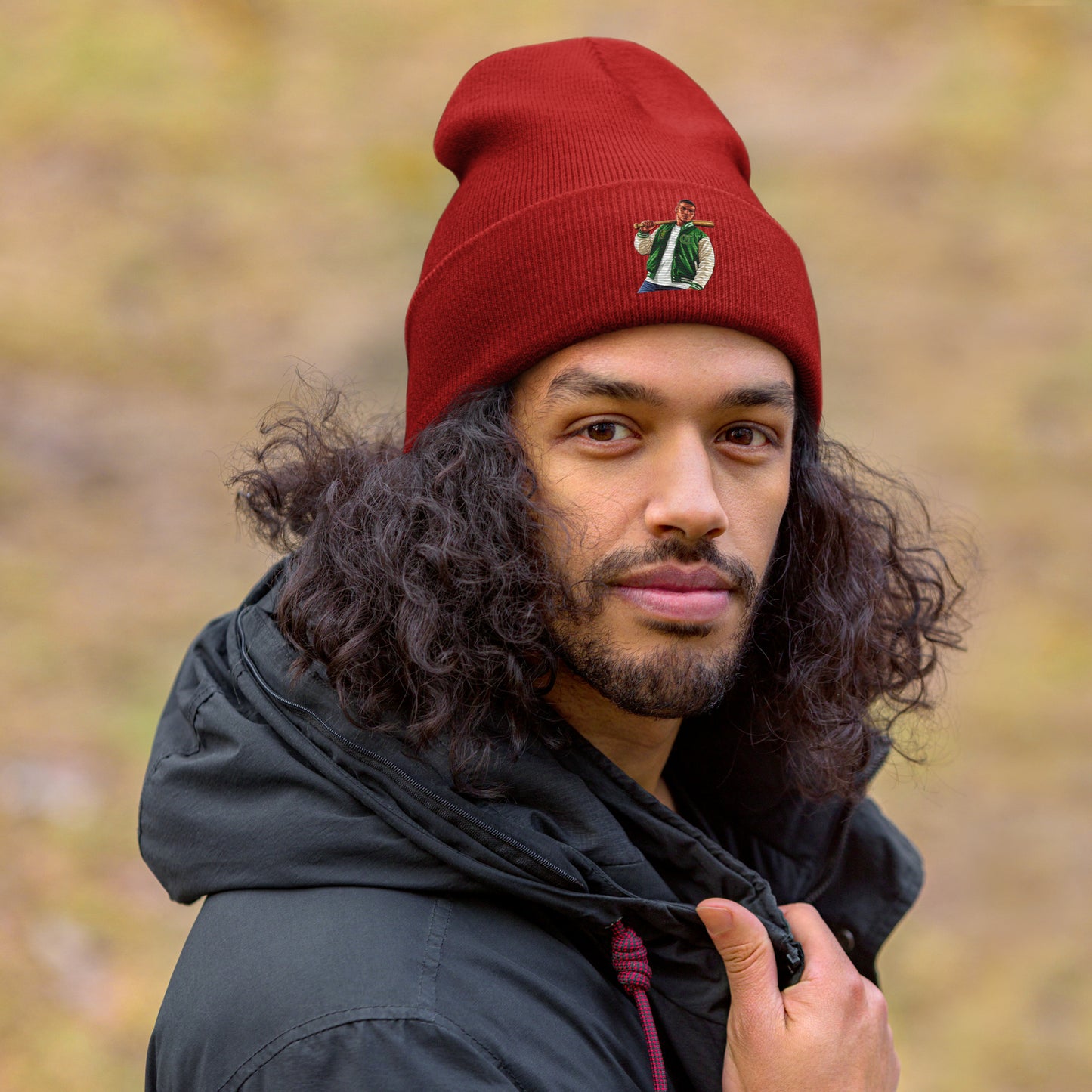 Bonnet a revers FRANKLIN GTA V rouge - Vetshopidee