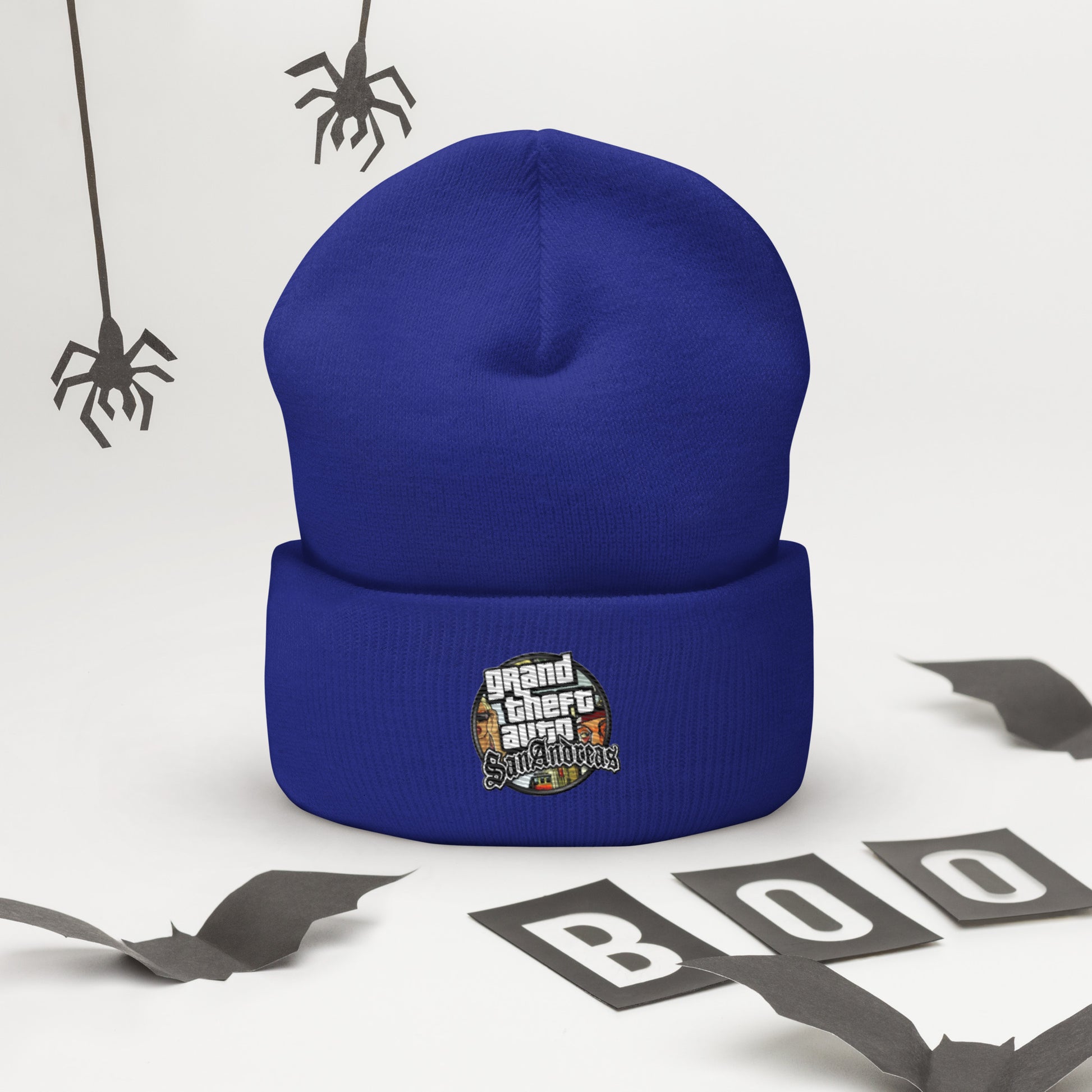 Bonnet a revers GTA San Andreas bleu roi - Vetshopidee