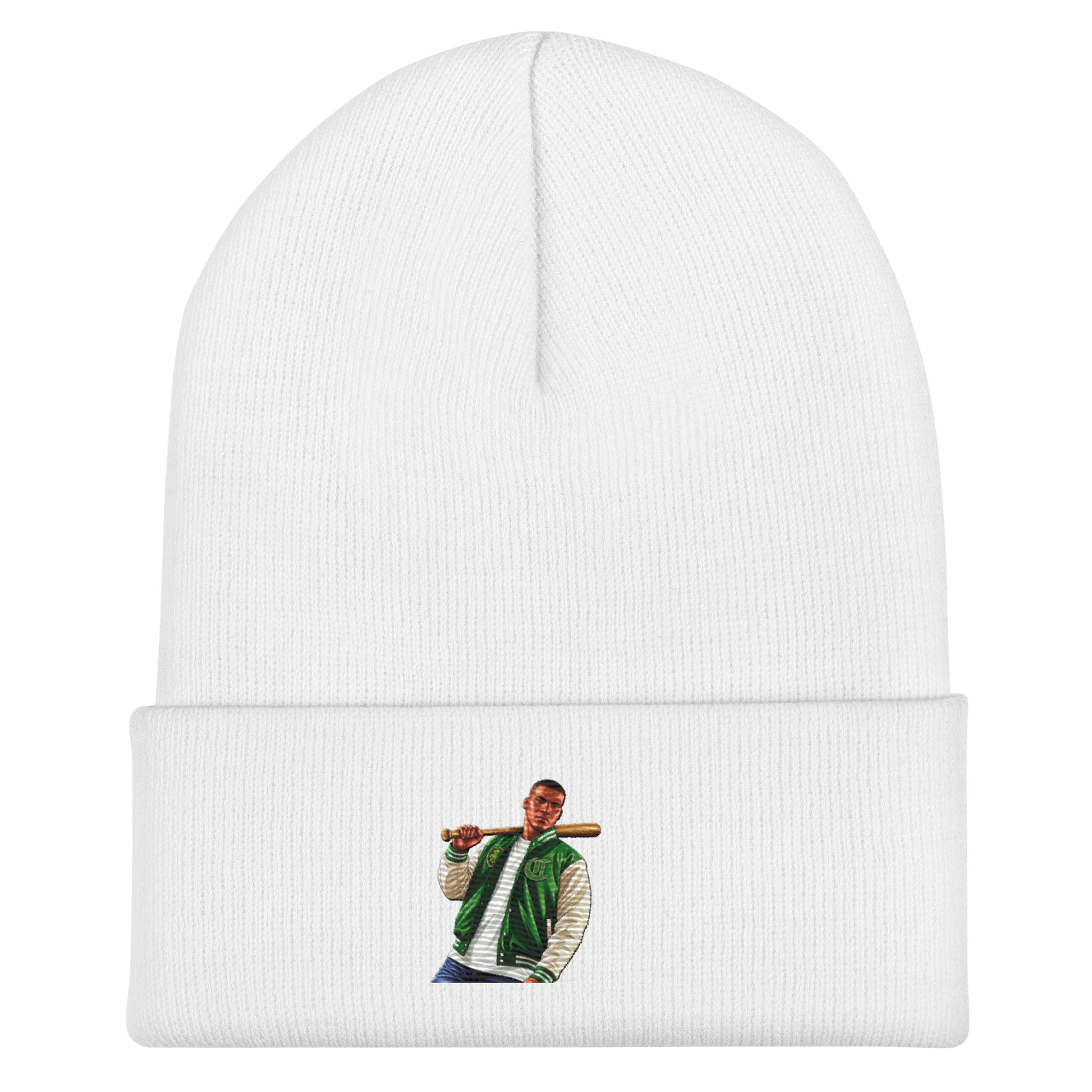 Bonnet a revers FRANKLIN GTA V blanc vue 2 - Vetshopidee