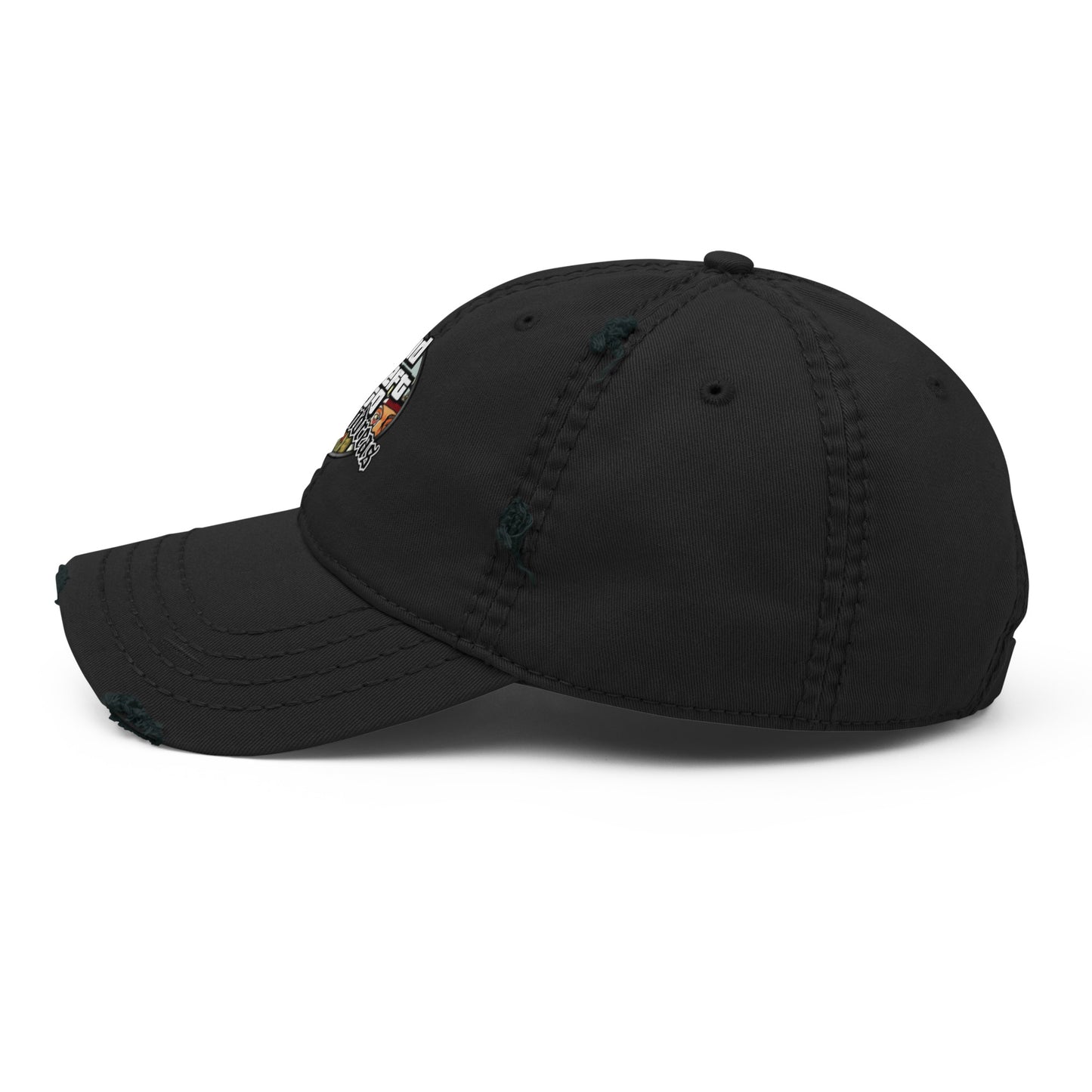 Casquette effet use GTA San Andreas noir cote gauche vue 2 - Vetshopidee