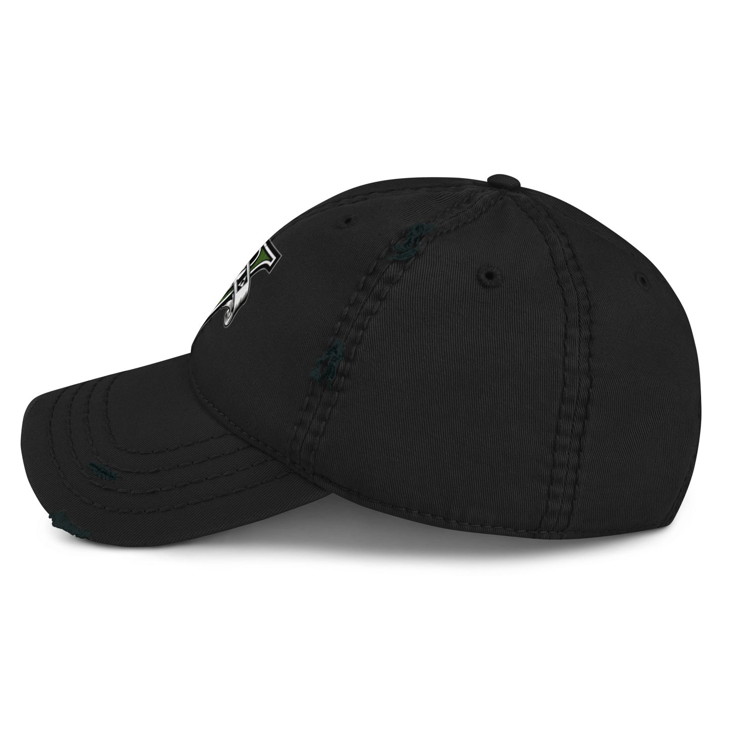 Casquette effet use GTA V noir cote gauche - Vetshopidee