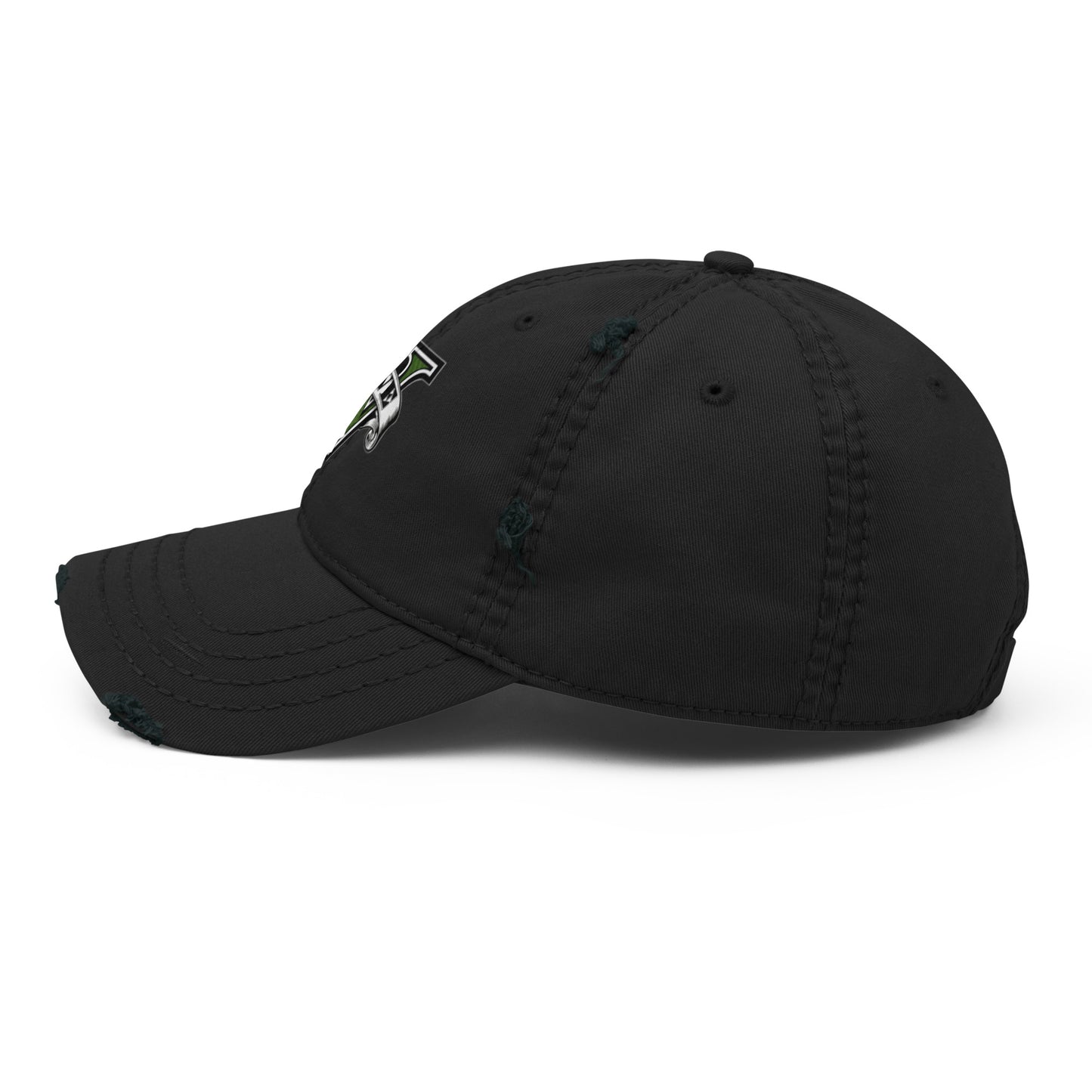 Casquette effet use GTA V noir cote gauche vue 2 - Vetshopidee