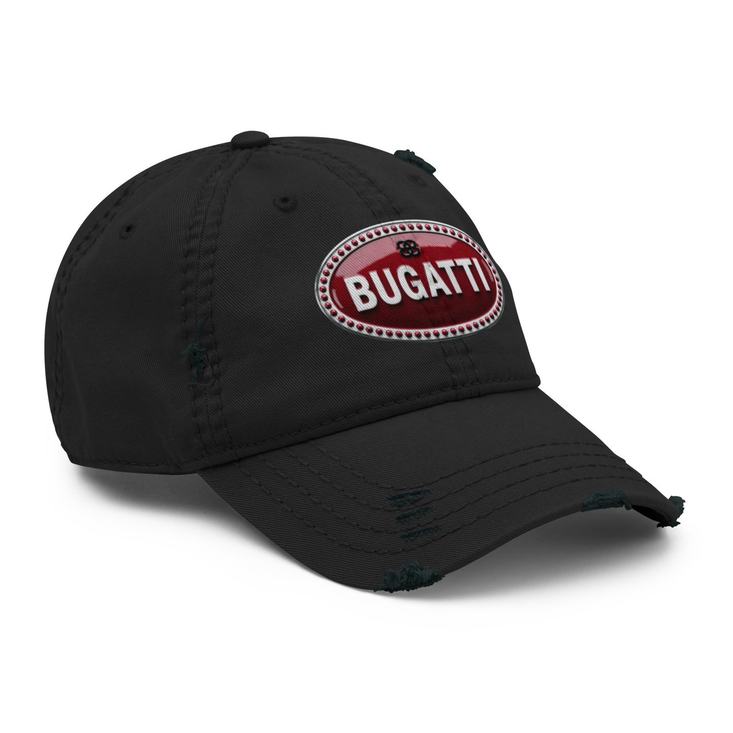 Casquette effet use BUGGATI noir avant droit - Vetshopidee