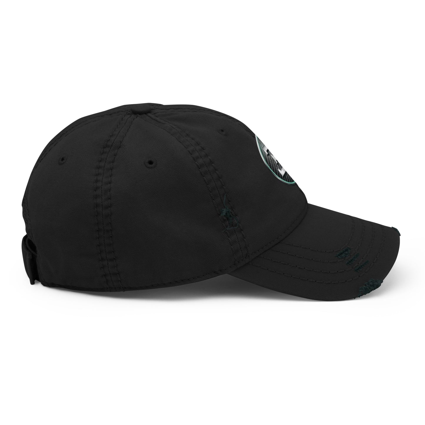 Casquette effet use BUGGATI 2 noir cote droit - Vetshopidee
