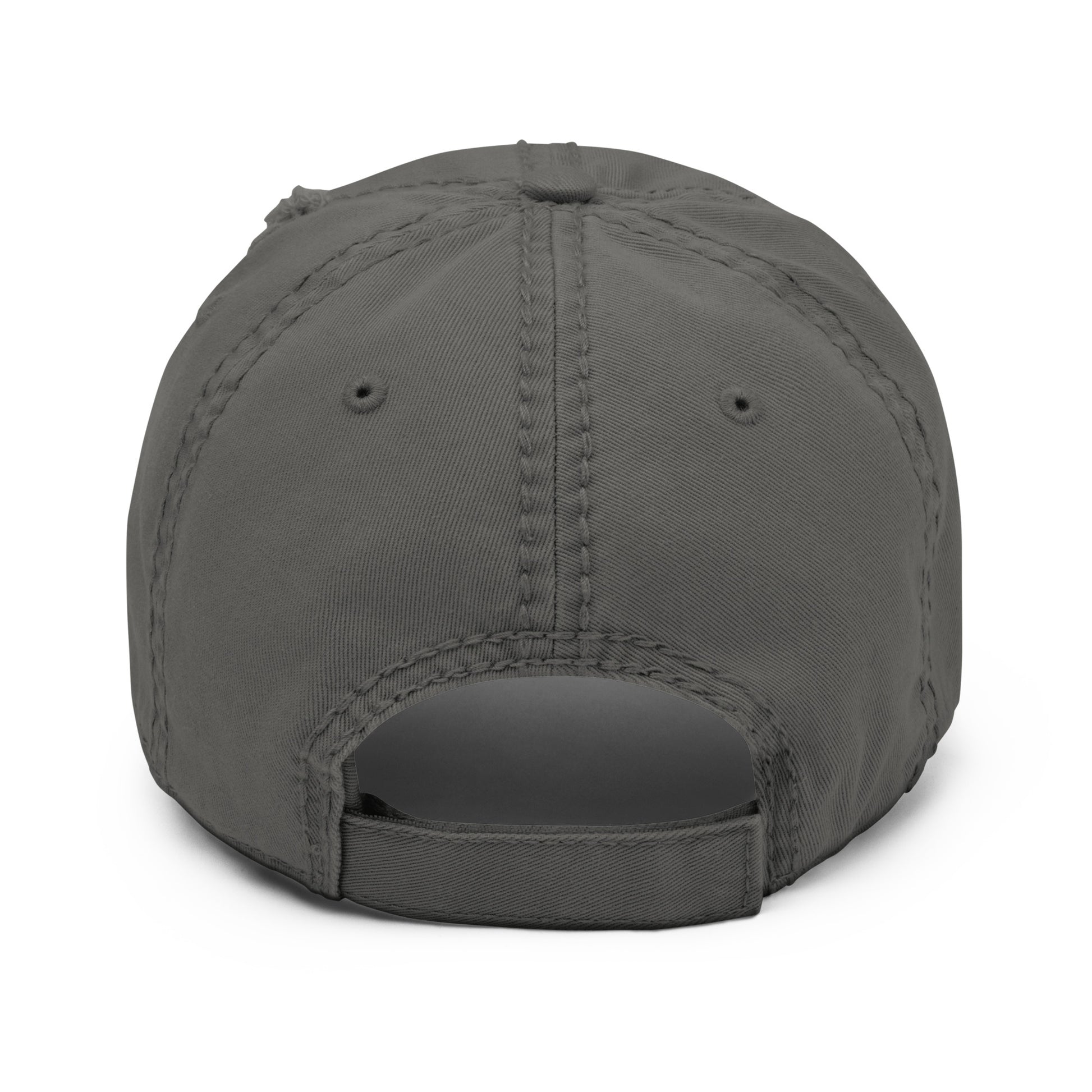 Casquette effet use GTA V gris anthracite dos vue 2 - Vetshopidee