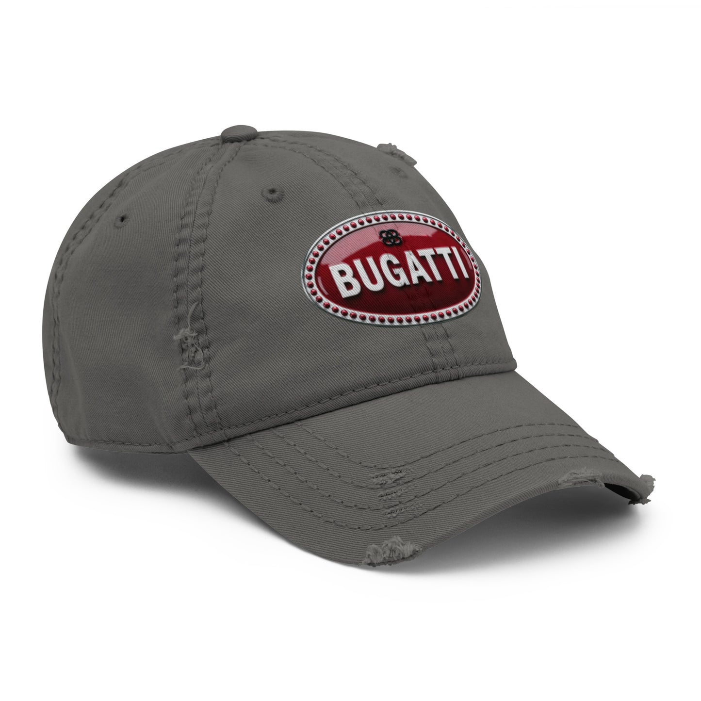 Casquette effet use BUGGATI gris anthracite avant droit - Vetshopidee