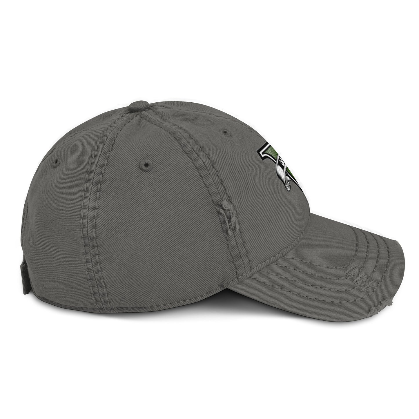 Casquette effet use GTA V gris anthracite cote droit - Vetshopidee