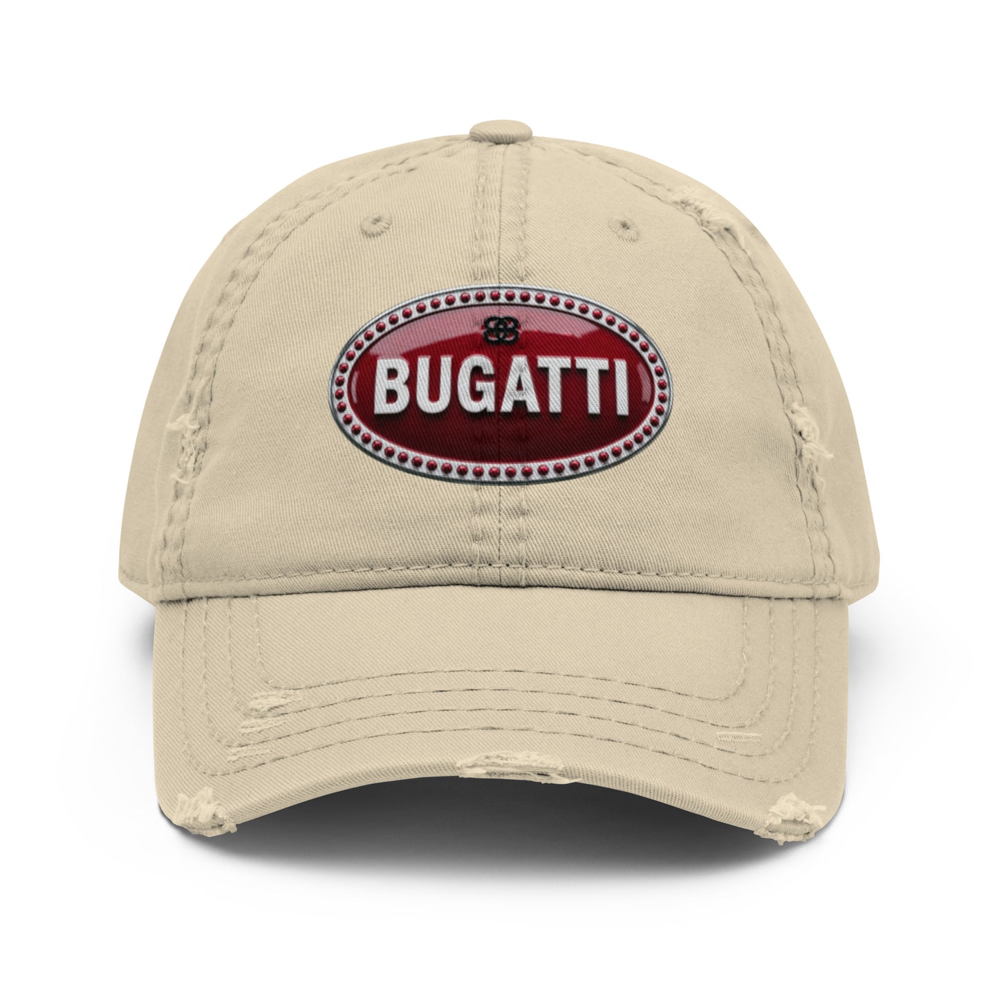 Casquette effet use BUGGATI kaki devant vue 2 - Vetshopidee