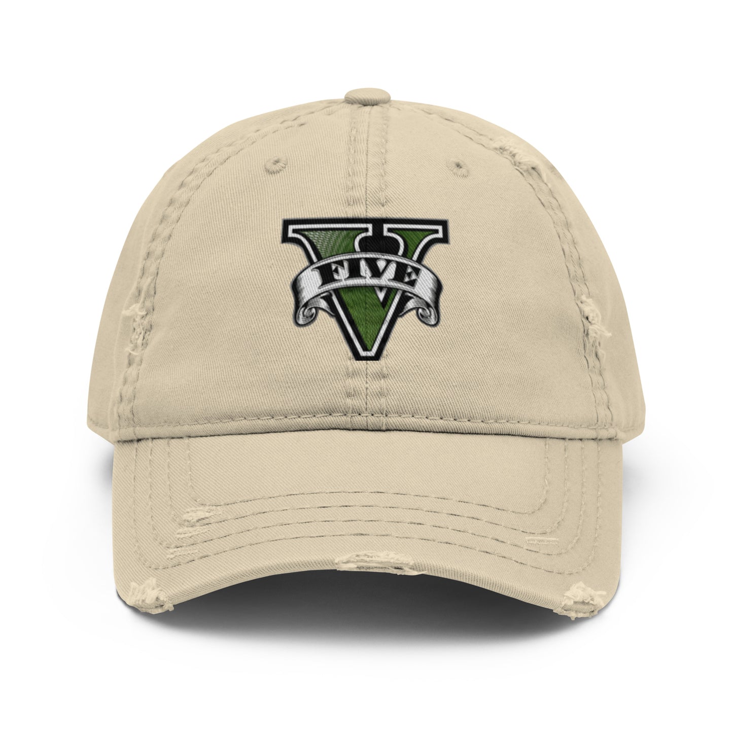 Casquette effet use GTA V kaki devant vue 2 - Vetshopidee