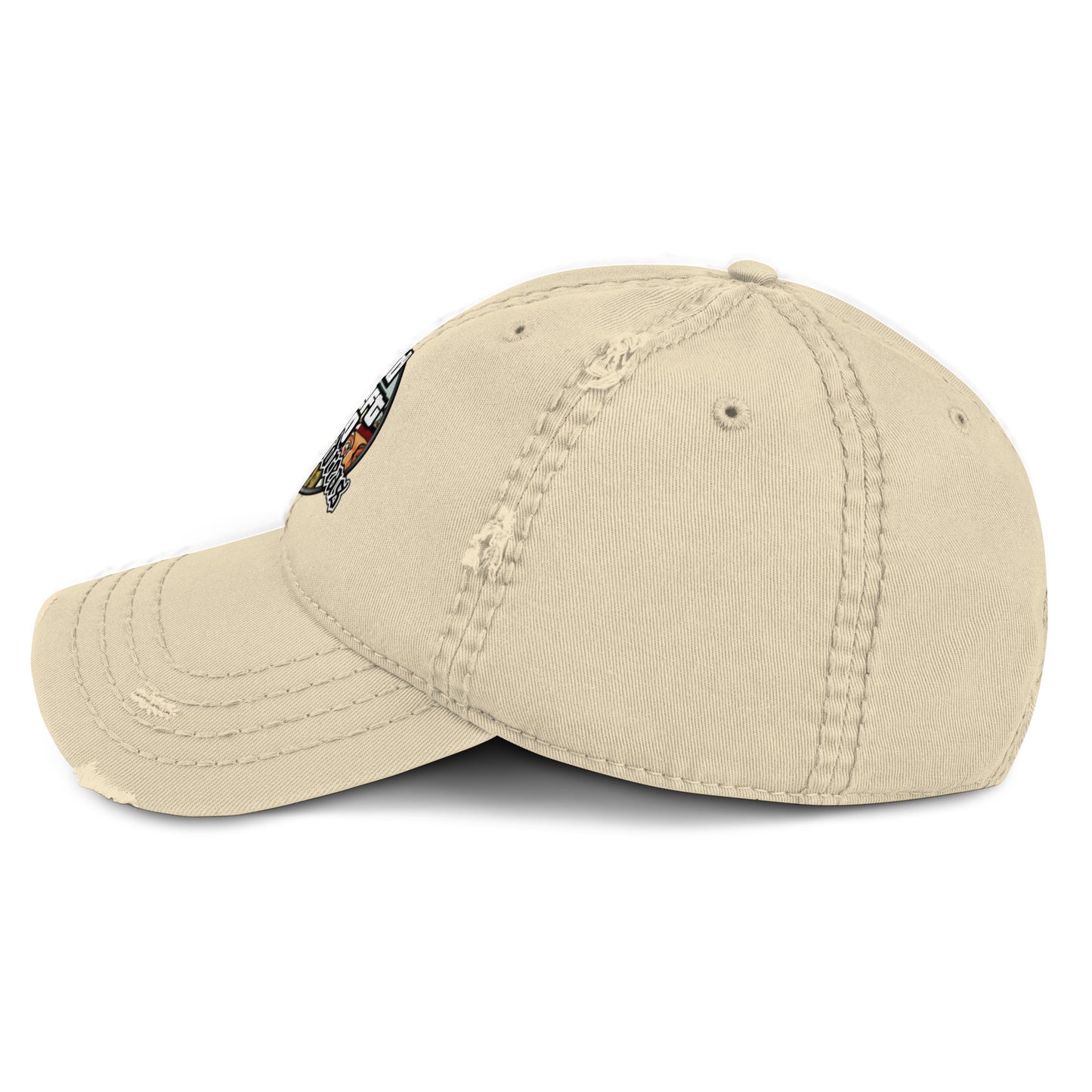 Casquette effet use GTA San Andreas kaki cote gauche - Vetshopidee