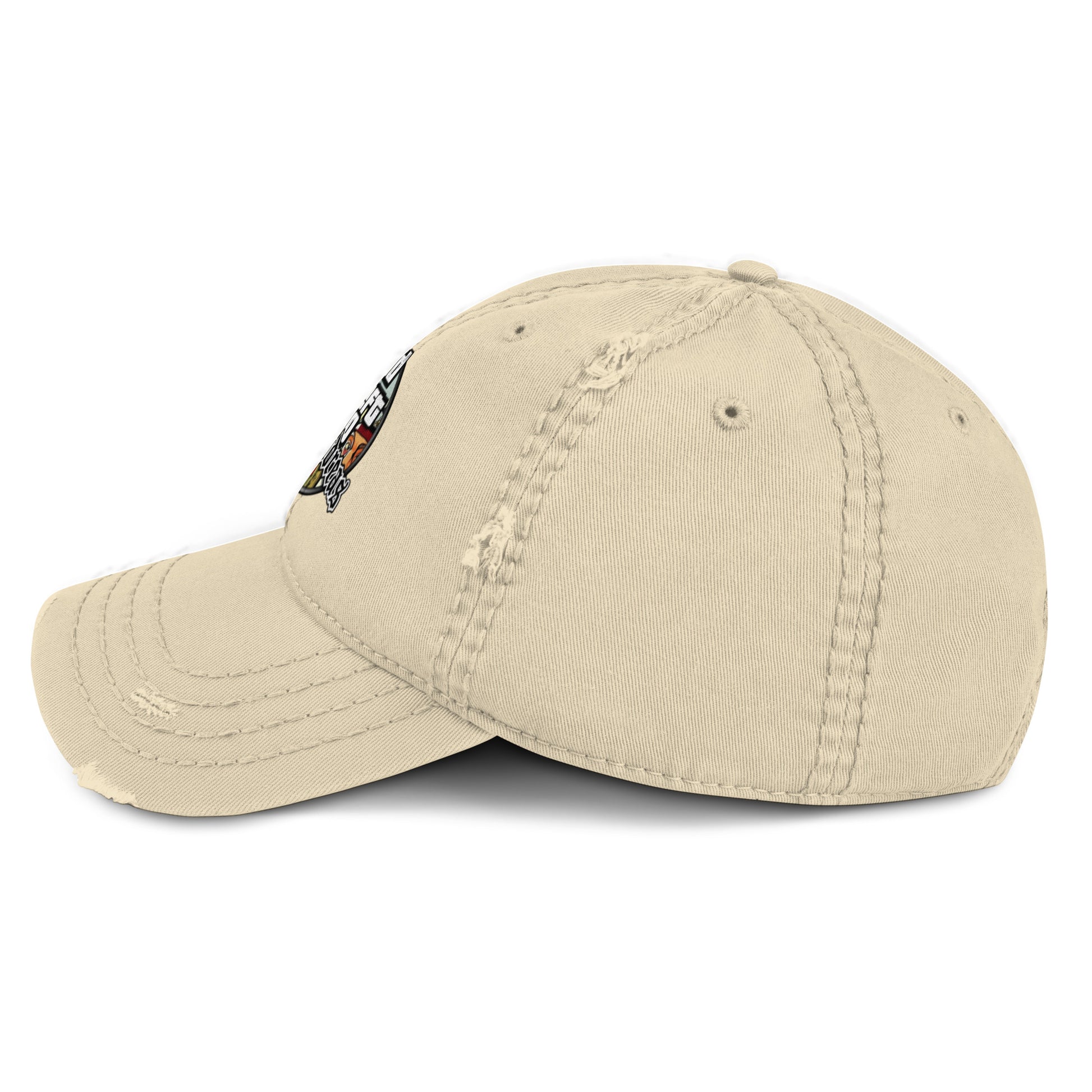 Casquette effet use GTA San Andreas kaki cote gauche - Vetshopidee