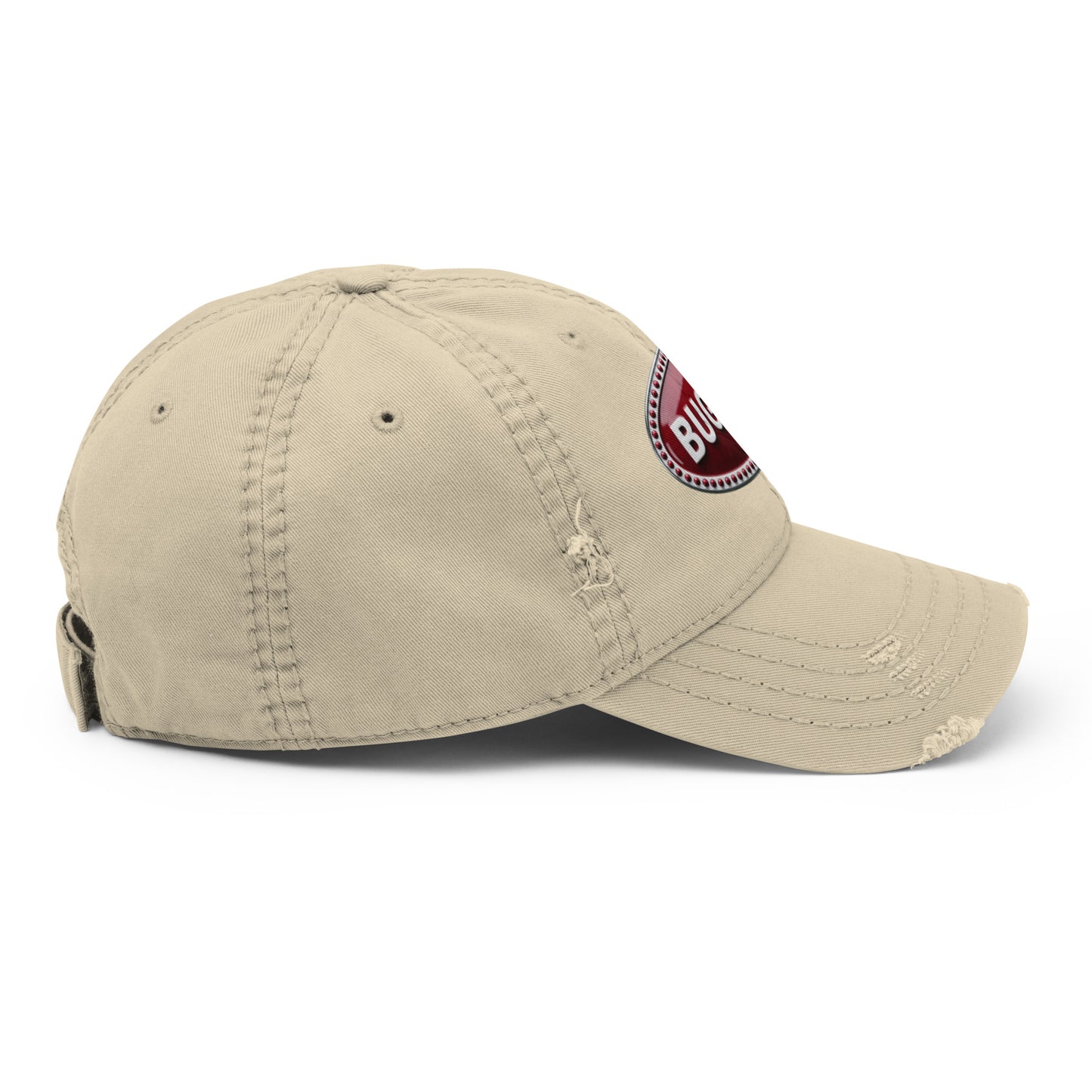 Casquette effet use BUGGATI kaki cote droit - Vetshopidee