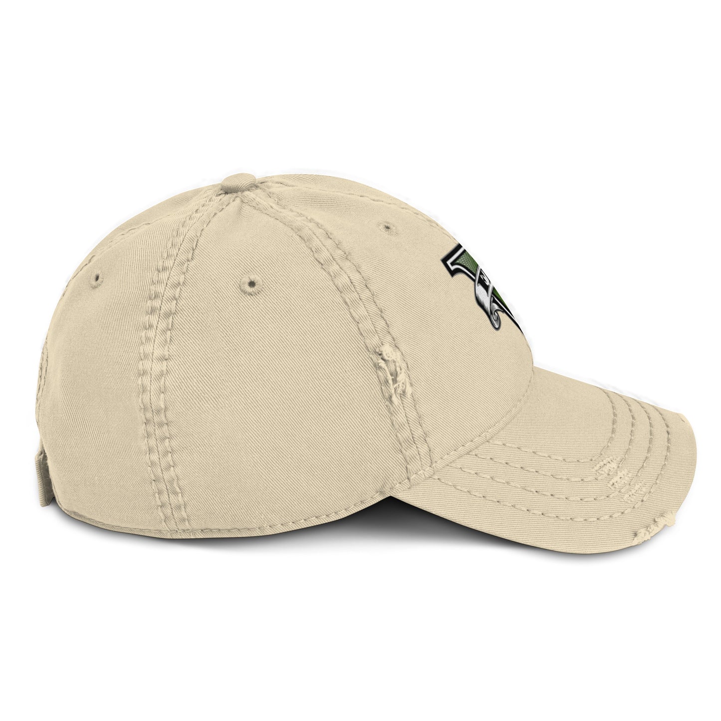 Casquette effet use GTA V kaki cote droit - Vetshopidee