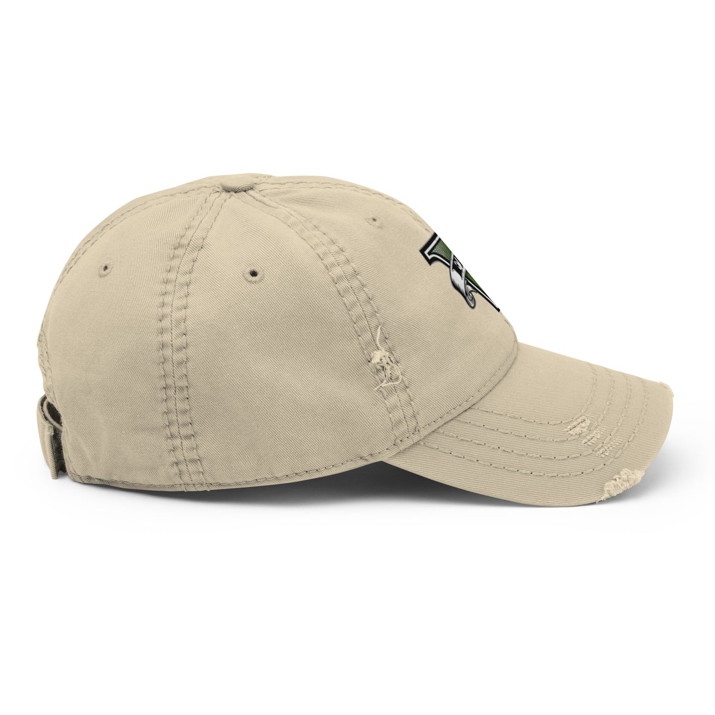 Casquette effet use GTA V kaki cote droit vue 2 - Vetshopidee