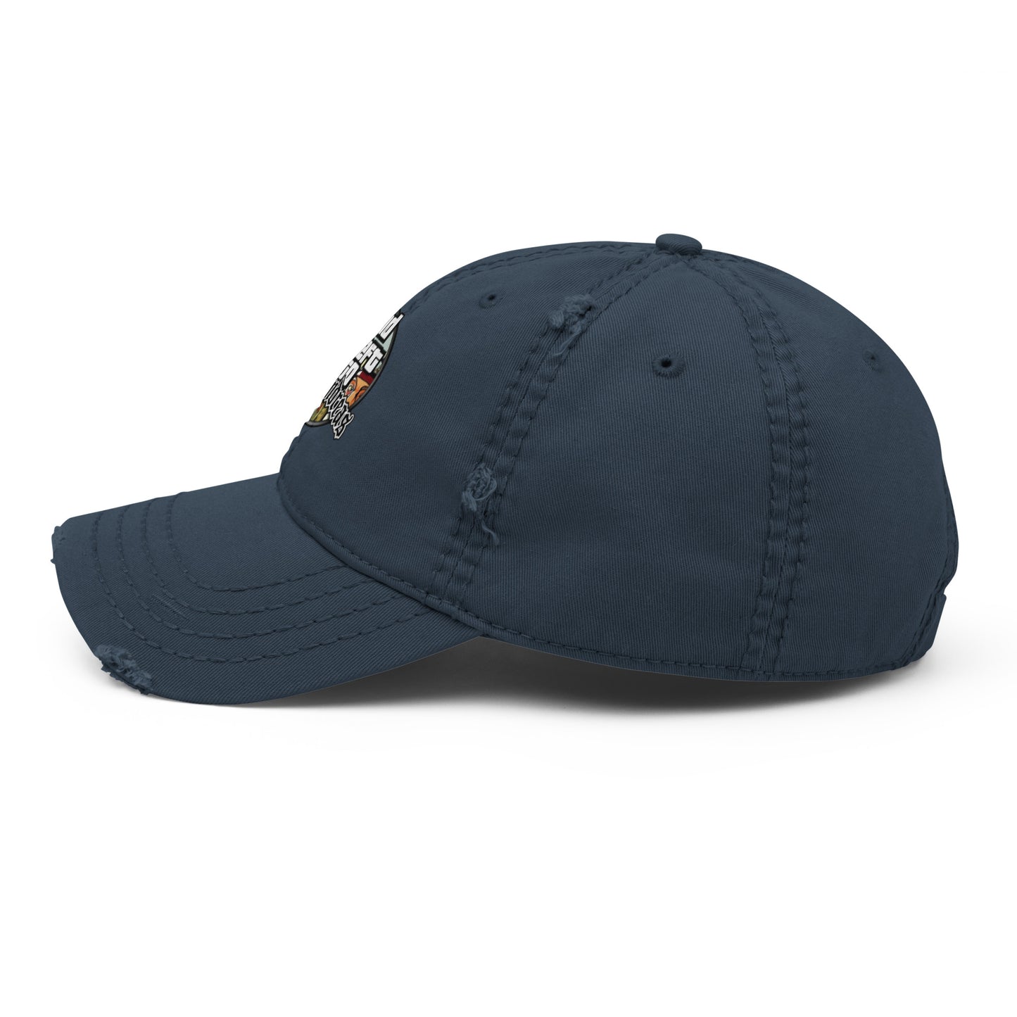 Casquette effet use GTA San Andreas bleu marine cote gauche vue 2 - Vetshopidee