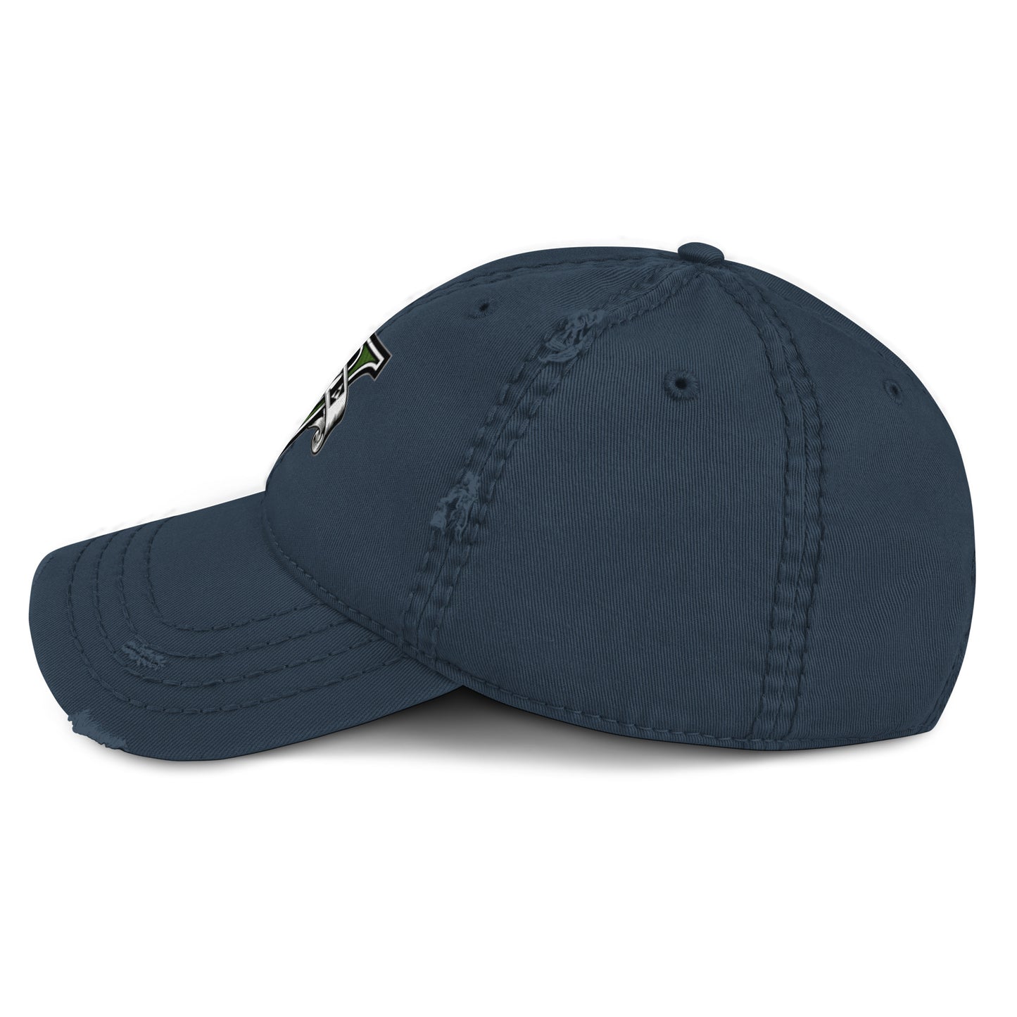 Casquette effet use GTA V bleu marine cote gauche - Vetshopidee
