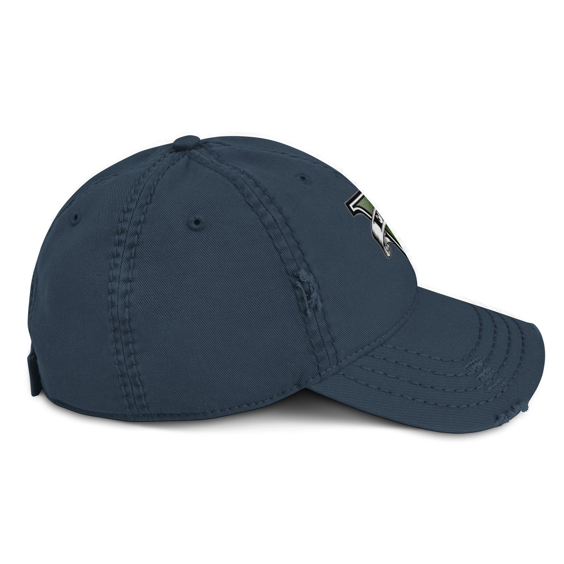 Casquette effet use GTA V bleu marine cote droit - Vetshopidee