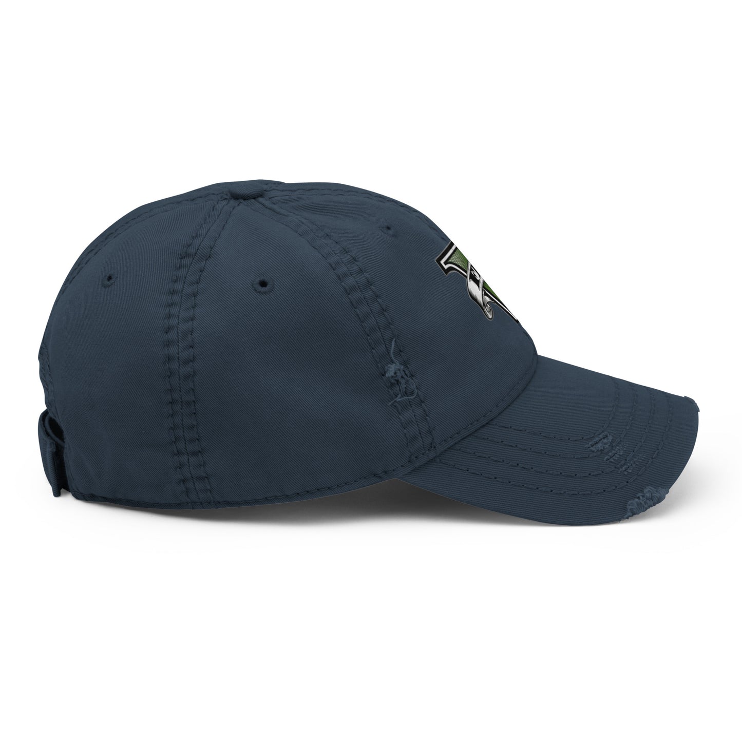 Casquette effet use GTA V bleu marine cote droit vue 2 - Vetshopidee
